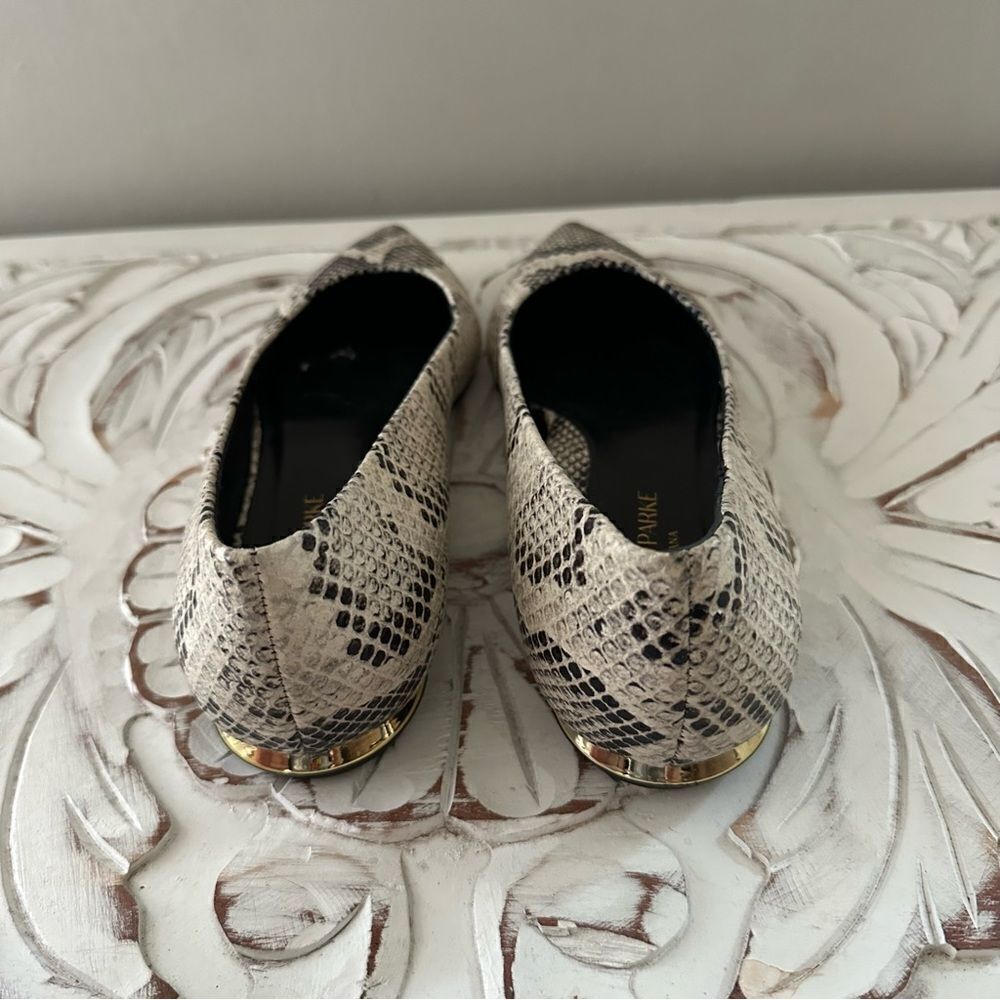 MARION PARKE Must Have Flat Python Snake Print Cl… - image 6